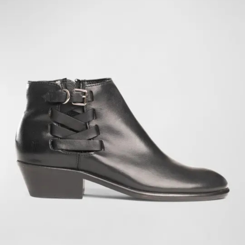 Frye Carson Belted Leather Boots